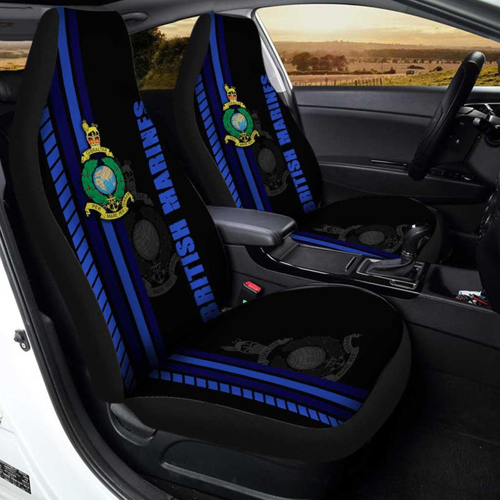 British Royal Marines Car Seat Covers Custom UK Armed Forces - Customforcars - 3