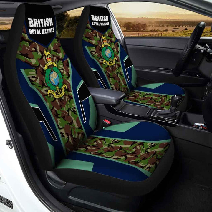 British Royal Marines Luxury Car Seat Covers Custom - Customforcars - 3