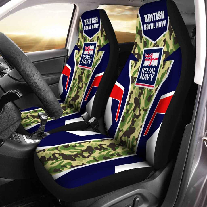 British Royal Navy Luxury Car Seat Covers Custom - Customforcars - 2