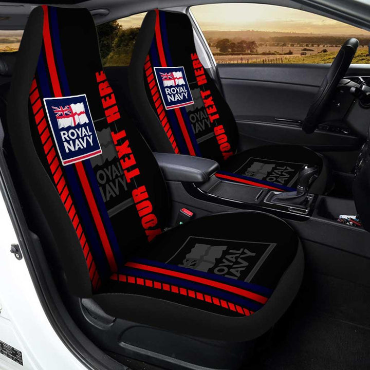 British Royal Navy Personalized Custom Car Seat Covers - Customforcars - 3