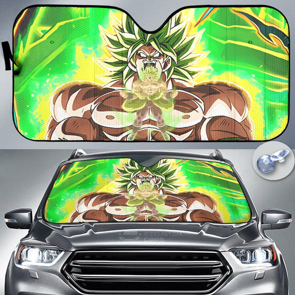 Broly Dragon Ball Super Car Sun Shade Custom Anime Car Accessories - EzCustomcar - 1