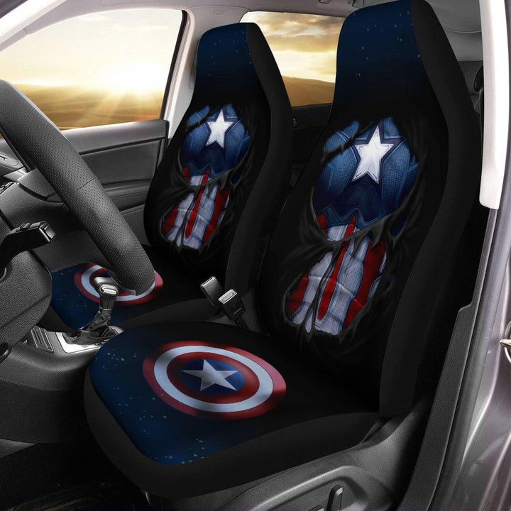 Captain American In Me Custom Car Seat Coversezcustomcar.com-1