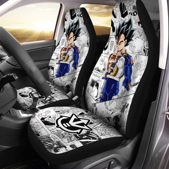 Vegeta Mix Manga Car Seat Covers Anime Dragon Ball Superezcustomcar.com-1