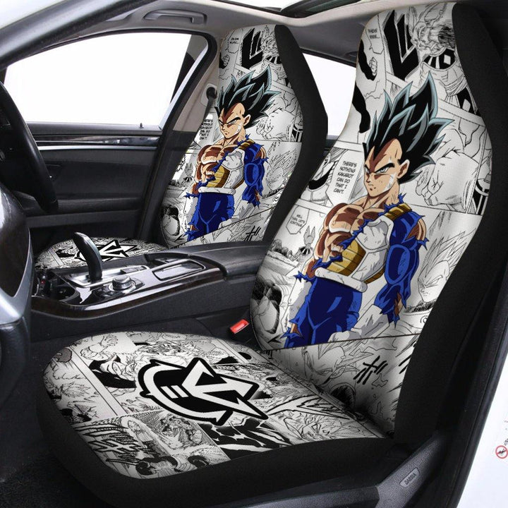 Vegeta Mix Manga Car Seat Covers Anime Dragon Ball Super - Customforcars - 2
