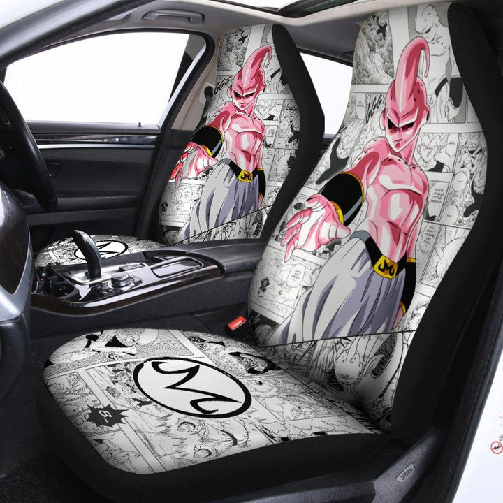 Majin Buu Mix Manga Car Seat Covers Anime Dragon Ball Super - Customforcars - 2