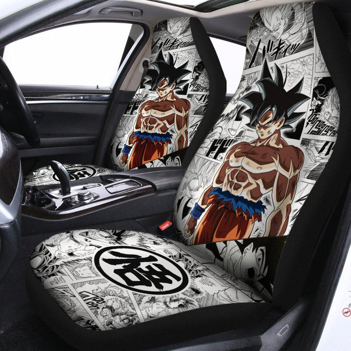 Goku Mix Manga Car Seat Covers Anime Dragon Ball Super - Customforcars - 2