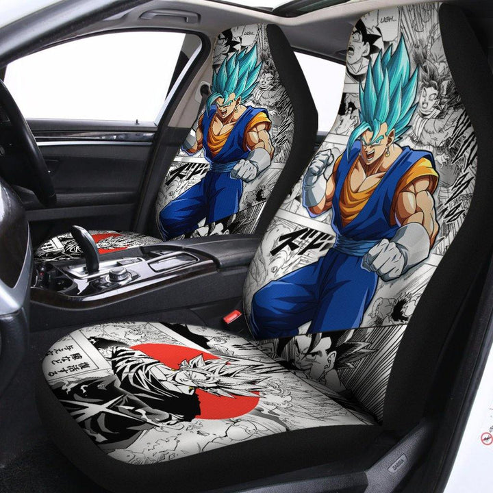 Vegito Mix Manga Car Seat Covers Anime Dragon Ball Super - Customforcars - 2
