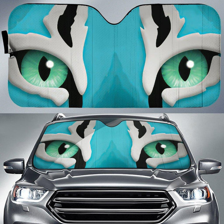 Cat Eyes Cartoon Custom Car Sunshade - Customforcars - 2