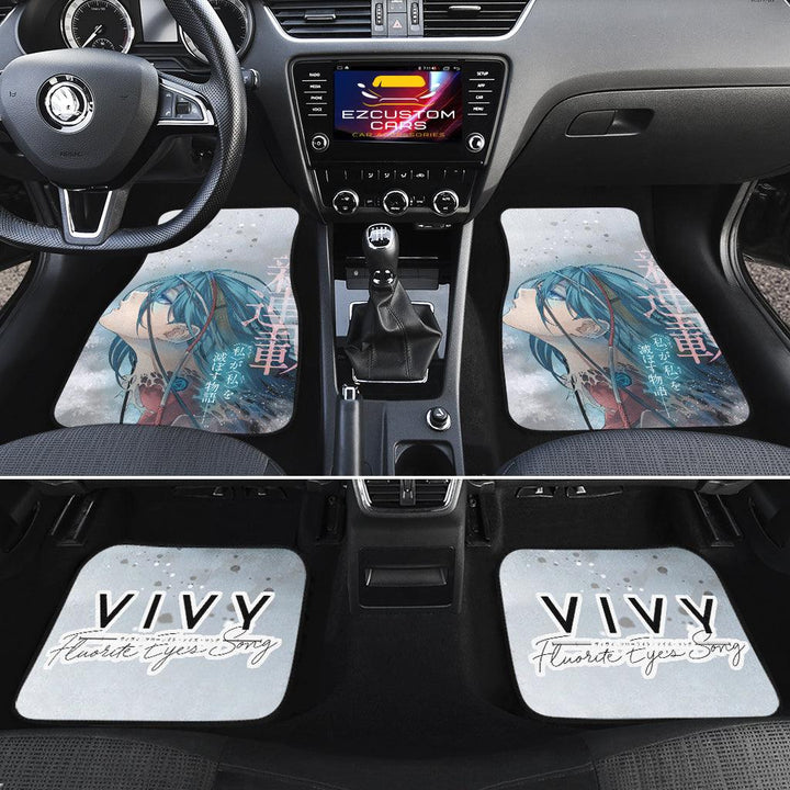 Vivy Car Floor Mats Custom Vivy: Fluorite Eye's Song Anime Car Accessories-ezcustomcar-12