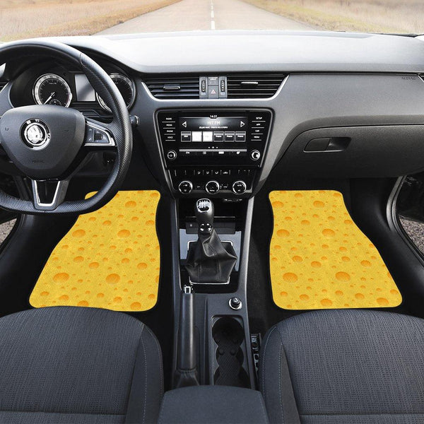 Cheese Pattern Car Floor Mats-ezcustomcar-1