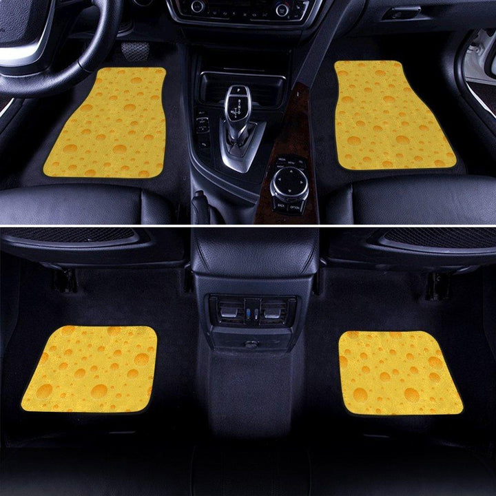 Cheese Pattern Car Floor Mats-ezcustomcar-12
