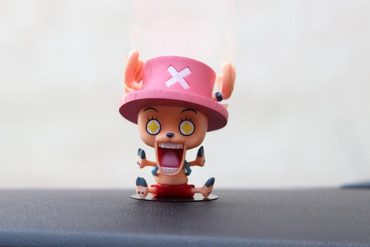 Luffy x Zoro One Piece Chibi Figure Car Dashboard Ornament Decoration Anime Car Accessories - EzCustomcar - 4