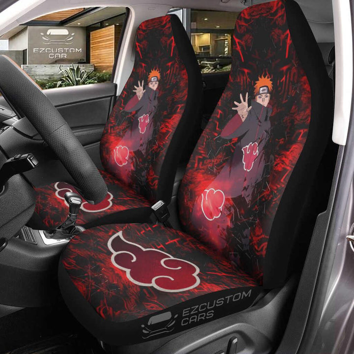 Akatsuki Car Accessories Anime Car Seat Covers Pain Ultimate - EzCustomcar - 1