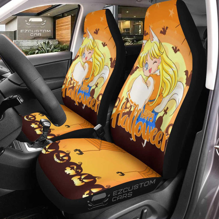 Sailor Moon Car Seat Covers Halloween Anime Car Decor Sailor Moon Gifts - EzCustomcar - 1