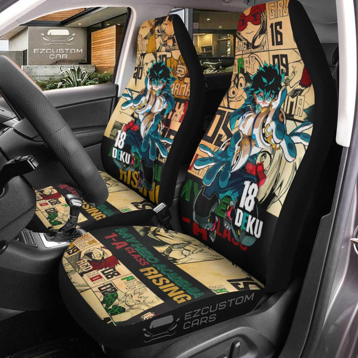 My Hero Academia Car Accessories Anime Car Seat Covers Deku Hero - EzCustomcar - 1