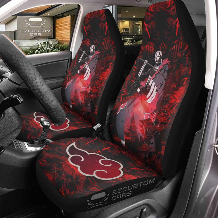 Akatsuki Car Accessories Anime Car Seat Covers Hidan Ultimate - EzCustomcar - 1
