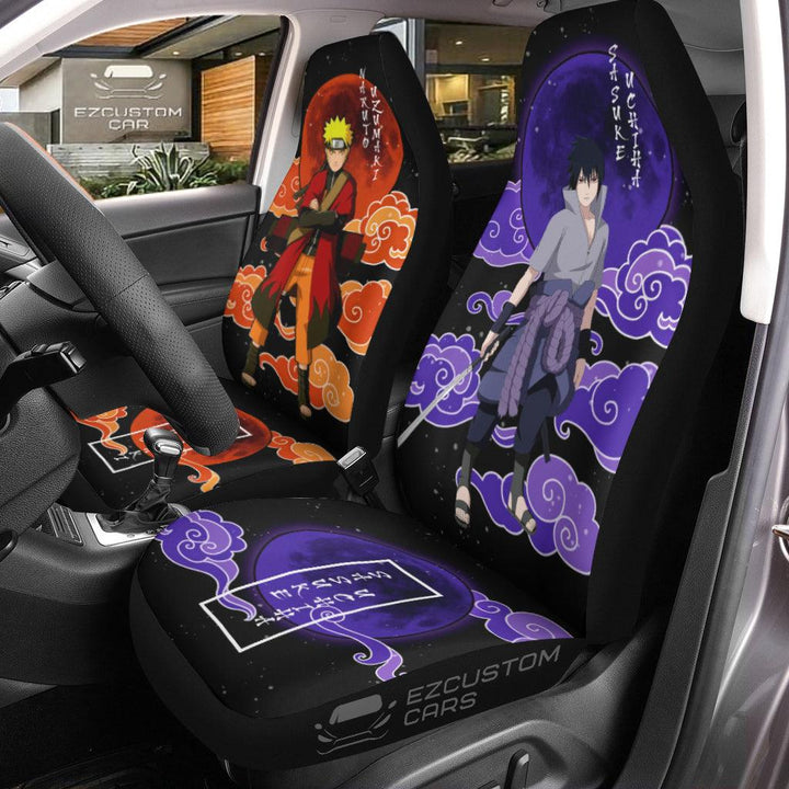 Naruto Anime Car Seat Covers Naruto x Sasuke - EzCustomcar - 1