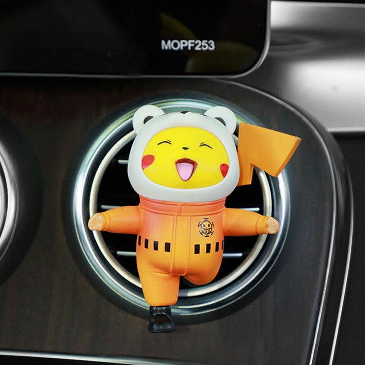 Cute Pikachu Car Air Freshener Vent Clip, Air Fresher For Car, Anime Car Decoration Accessories, Pokemon Action Figure Anime Gift - EzCustomcar - 5