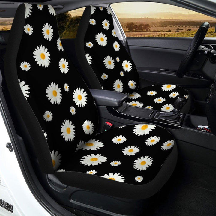 Daisy Flower Pattern Custom Car Seat Covers - Customforcars - 3