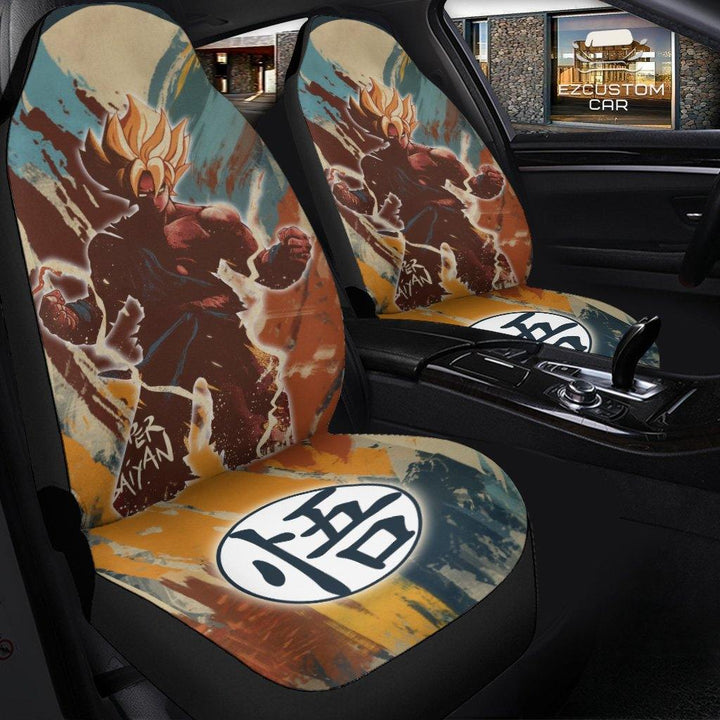 Goku Car Seat Covers Dragon Ball Anime - Customforcars - 3