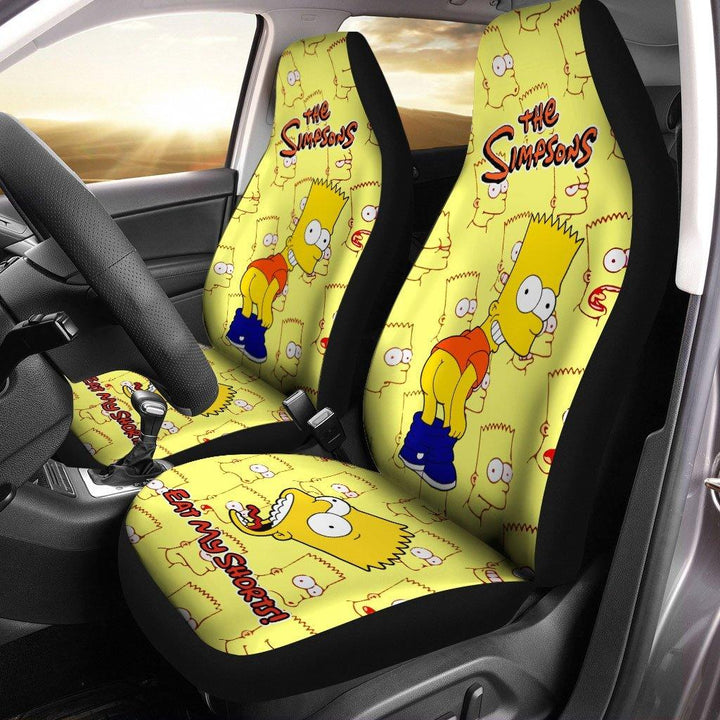 Eat My Shorts The Simpson Car Seat Coversezcustomcar.com-1