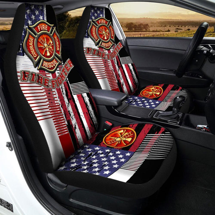 Firefighter Car Seat Cover - Customforcars - 2