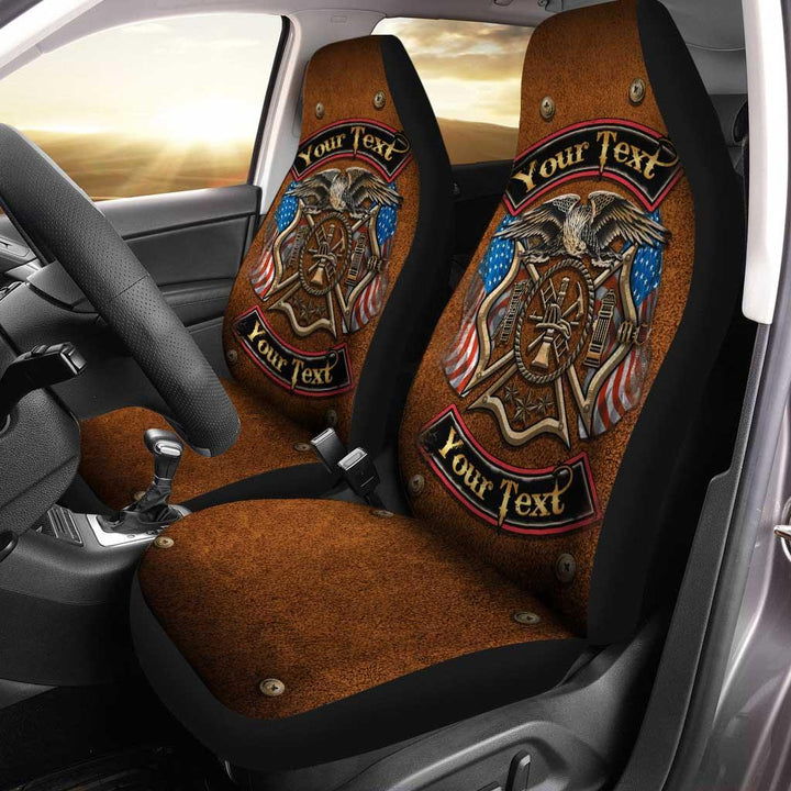 Firefighter Personalized Custom Car Seat Covers - Customforcars - 3