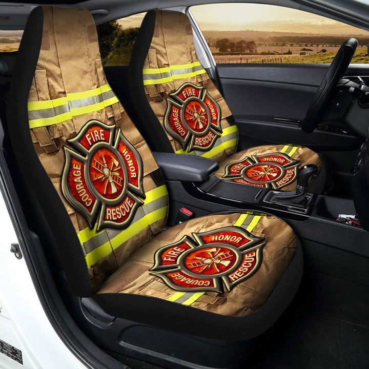 Firefighter Unifrom Custom Car Seat Covers - Customforcars - 3