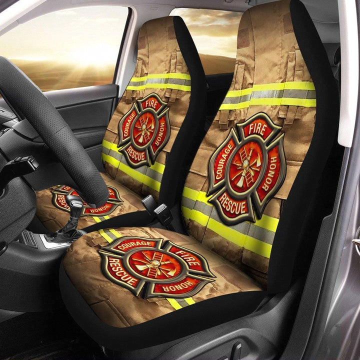 Firefighter Unifrom Custom Car Seat Covers - Customforcars - 2