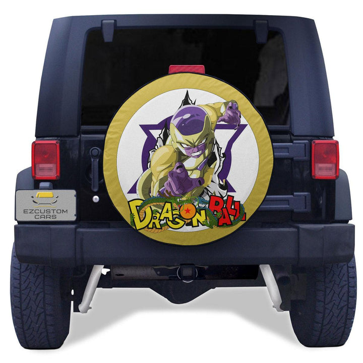 Frieza Golden Spare Tire Cover Custom Dragon Ball Anime Car Accessories - EzCustomcar - 1