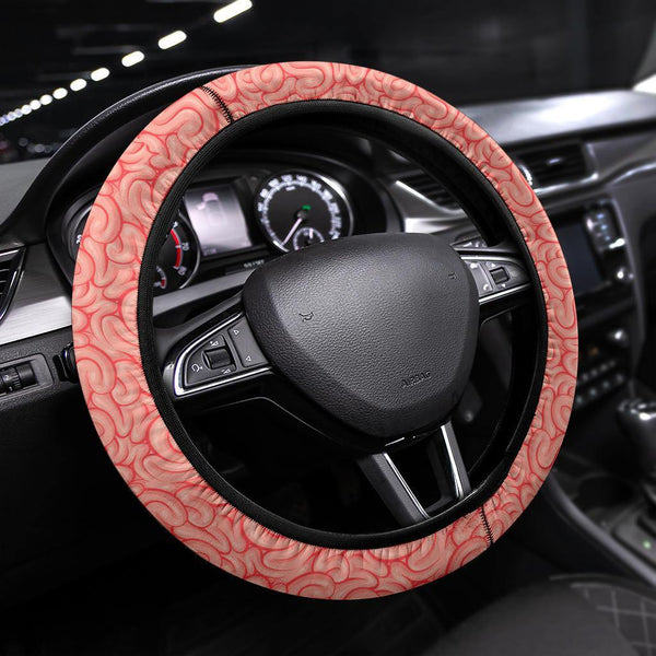 Brain Pattern Custom Steering Wheel Cover-ezcustomcar-1