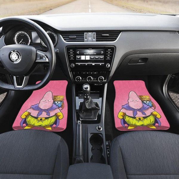 Majin Buu Crossovers Dragon Ball in Pink theme Car Floor Mats-ezcustomcar-1