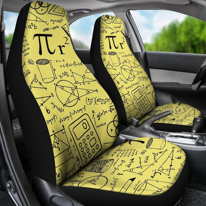 Math Pattern Custom Car Seat Covers - Customforcars - 3