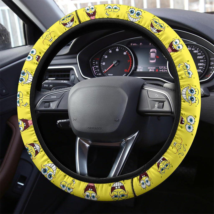 Spongebob Squarepants Custom Steering Wheel Cover - Customforcars - 3