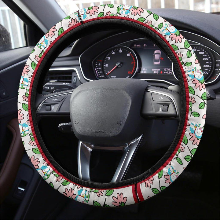 Flower Patterns Steering Wheel Cover - Customforcars - 3