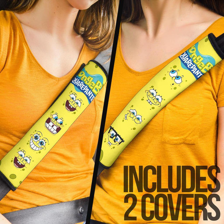 Spongebob Squarepants Custom Seat Belt Covers - Customforcars - 4