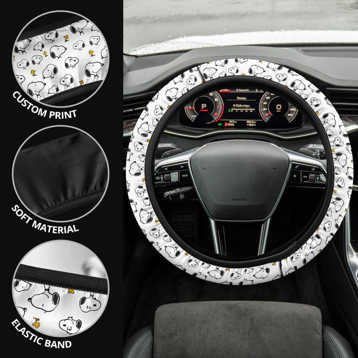 Snoopy Custom Steering Wheel Cover - Customforcars - 4