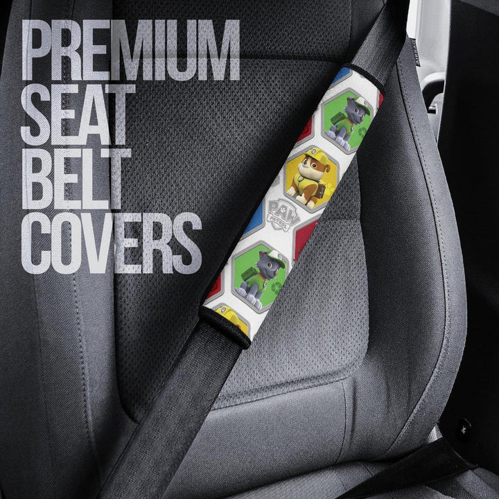 Paw Patrol Pattern Custom Seat Belt Covers - Customforcars - 5
