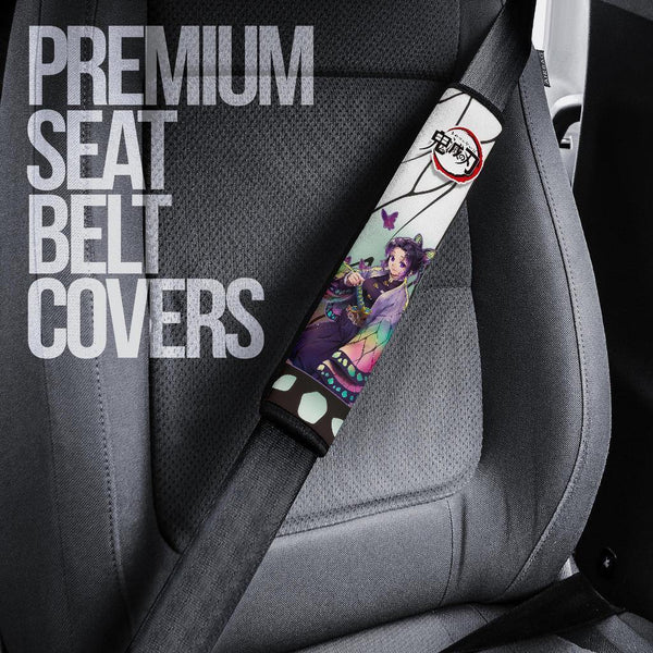 Shinobu Kocho Seat Belt Covers Demon Slayers Anime Car Accessories - Customforcars - 5