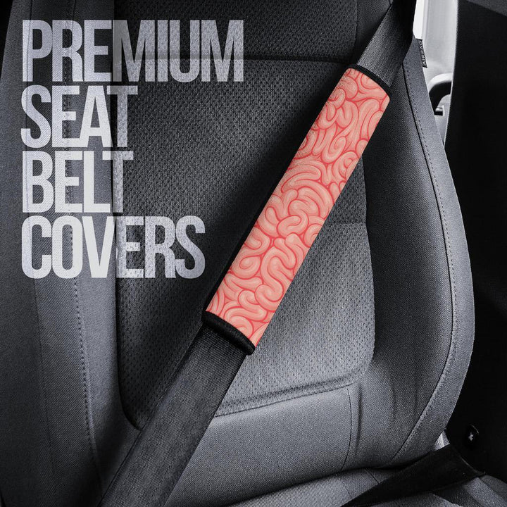 Brain Pattern Custom Seat Belt Covers - Customforcars - 5