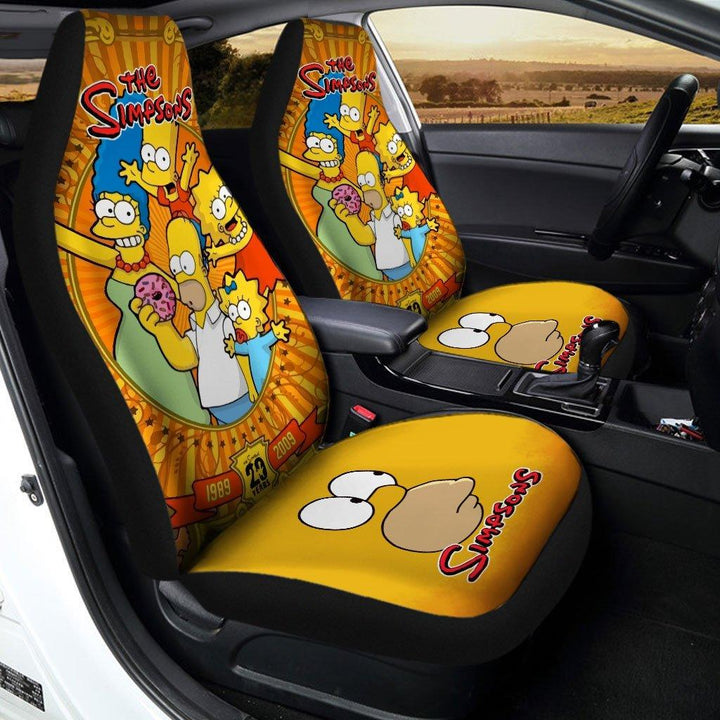 Funny The Simpson Family Car Seat Covers - Customforcars - 2