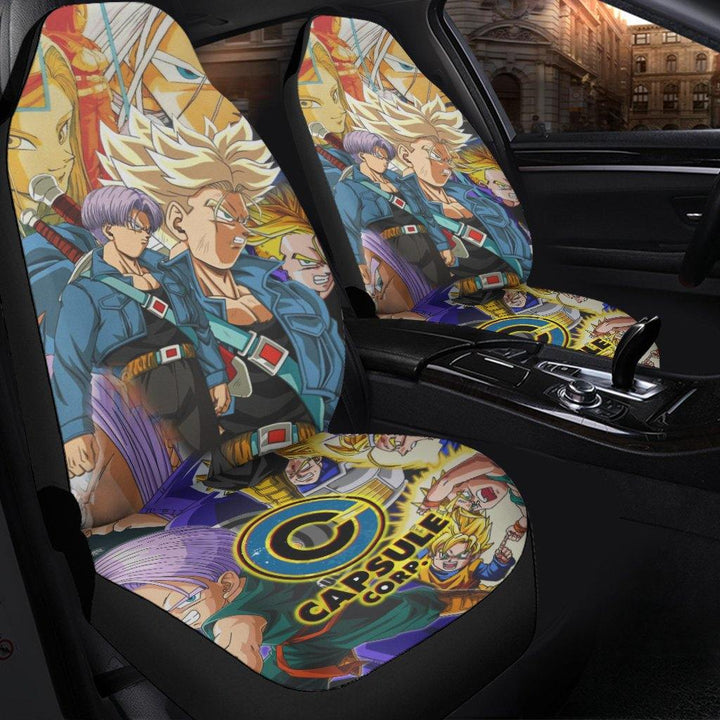 Future Trunk Car Seat Covers Custom Dragon Ball Super Anime - Customforcars - 3