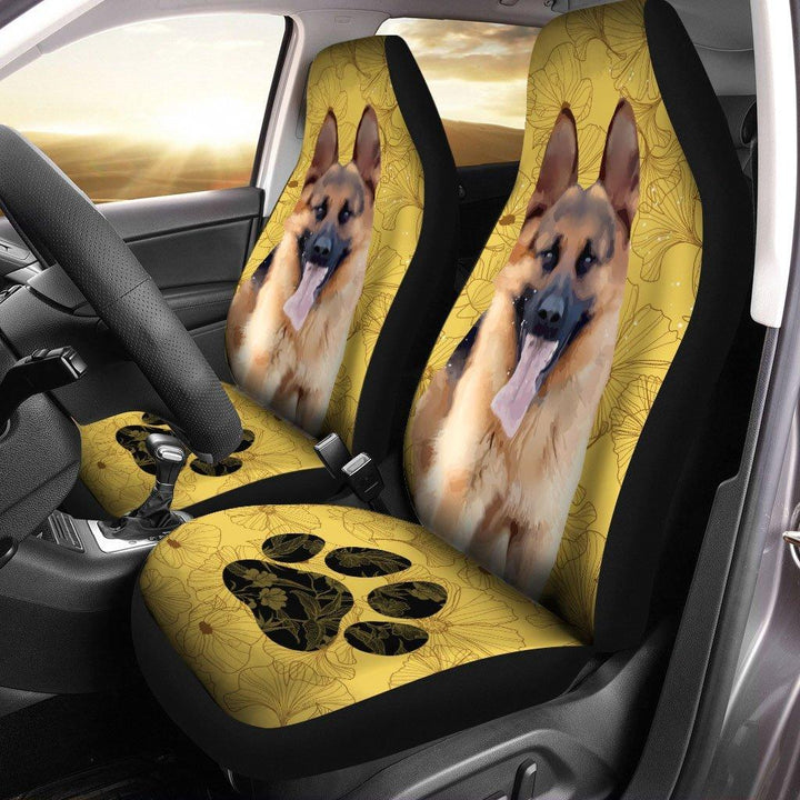 German Shepherd Dog Custom Car Seat Covers Set Of 2 - Customforcars - 2