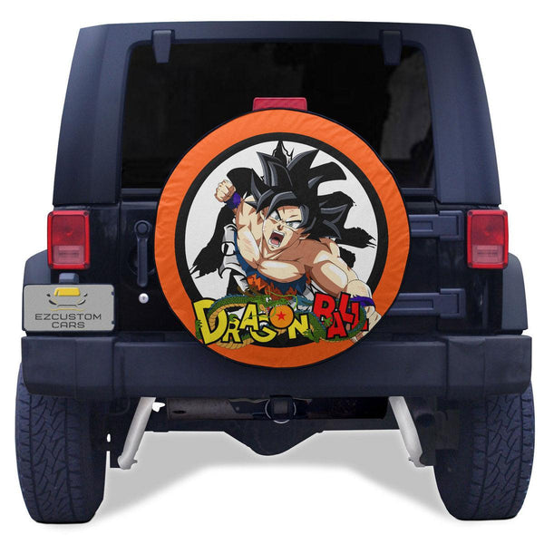 Son Goku Spare Tire Cover Custom Dragon Ball Anime Car Accessories - EzCustomcar - 1