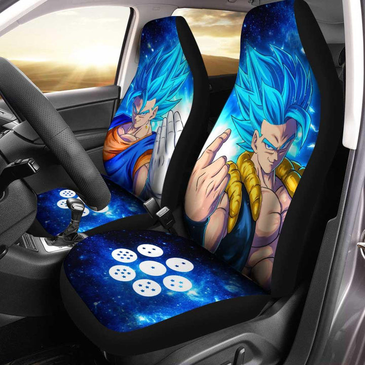 Gogeta and Vegito Car Seat Covers Custom DBS Anime Car Accessories - Customforcars - 2