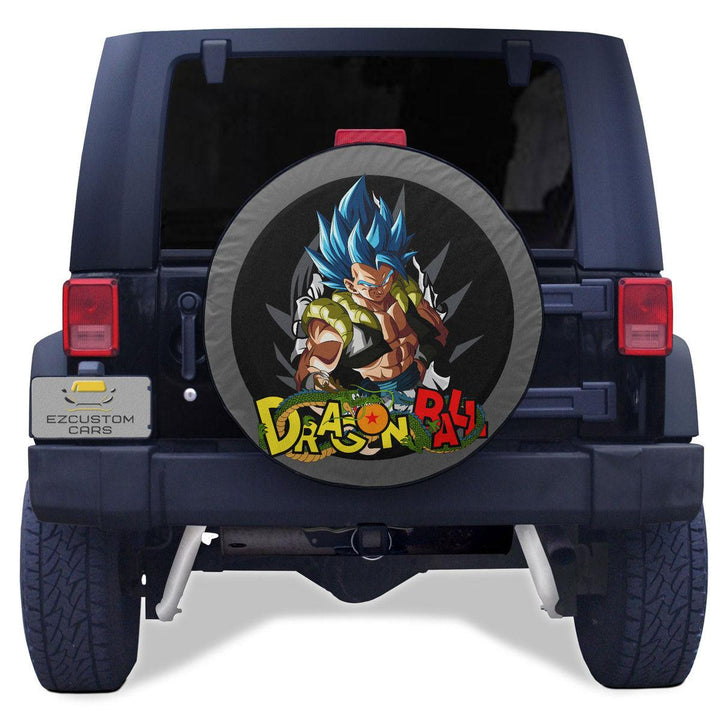 Gogeta Spare Tire Cover Custom Dragon Ball Anime Car Accessories - EzCustomcar - 1