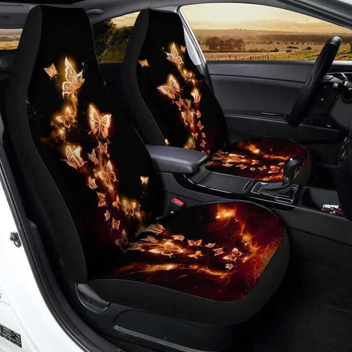 Gold Butterflies Car Seat Covers Butterfly Car Accessories - Customforcars - 2
