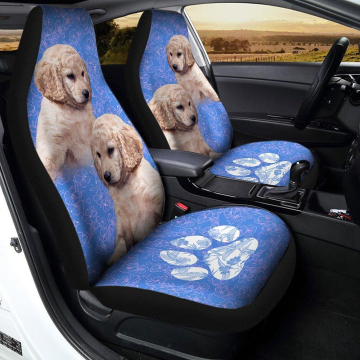 Goldendoodle Boxer Dog Custom Car Seat Covers Set Of 2ezcustomcar.com-1