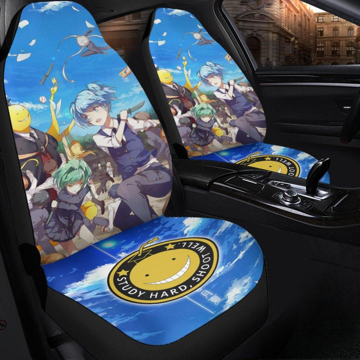 Assassination Classroom Car Seat Covers Assassination Classroom Anime Car Accessories - Customforcars - 3