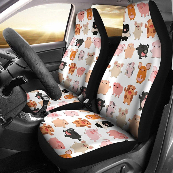 Pig Pattern Custom Car Seat Covers Decorezcustomcar.com-1